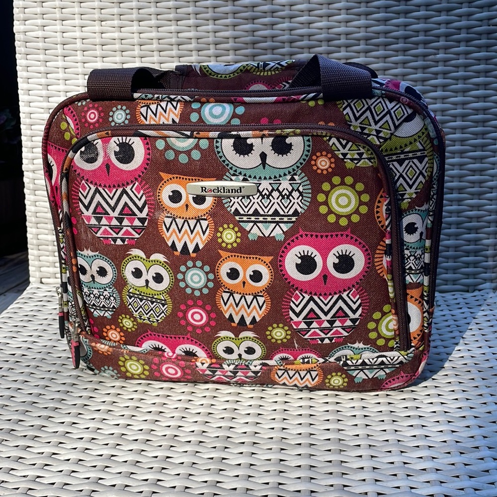 🦉Rockland 14" Owl Messenger Bag / Carry On Luggage / Overnight Bag